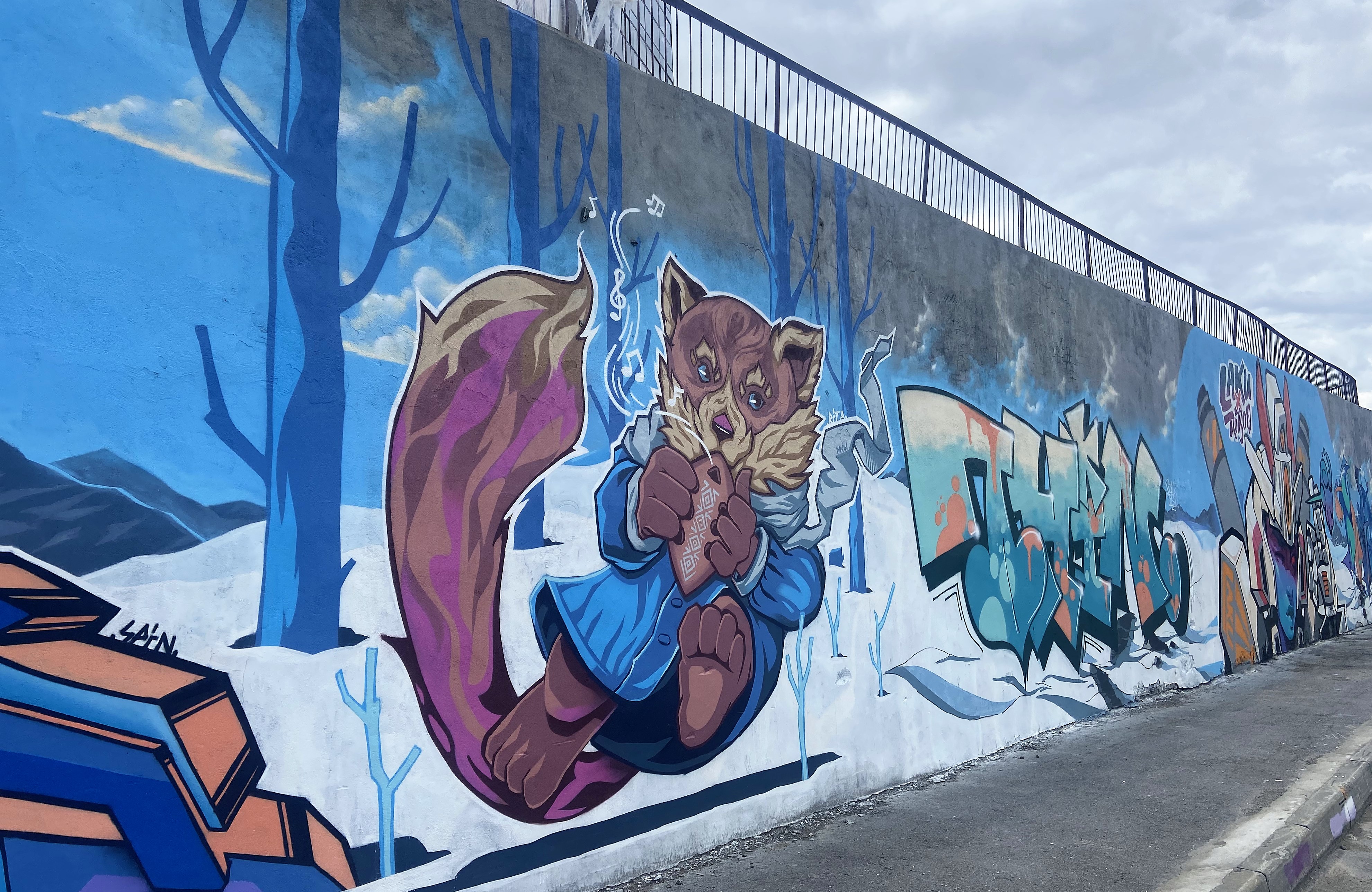 В Новосибирске проходят масштабные фестивали граффити и стрит-арта