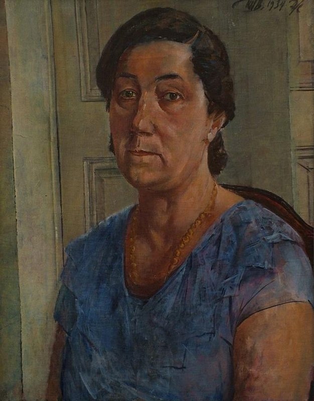 Портрет Марии Федоровны Петровой-Водкиной, жены художника