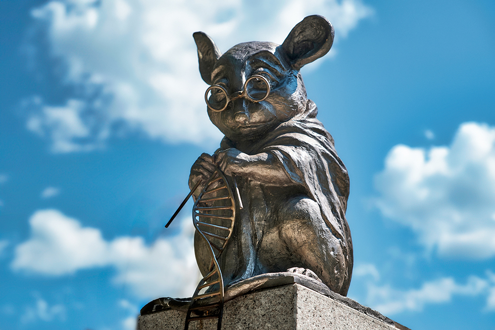 Памятник лабораторной мыши