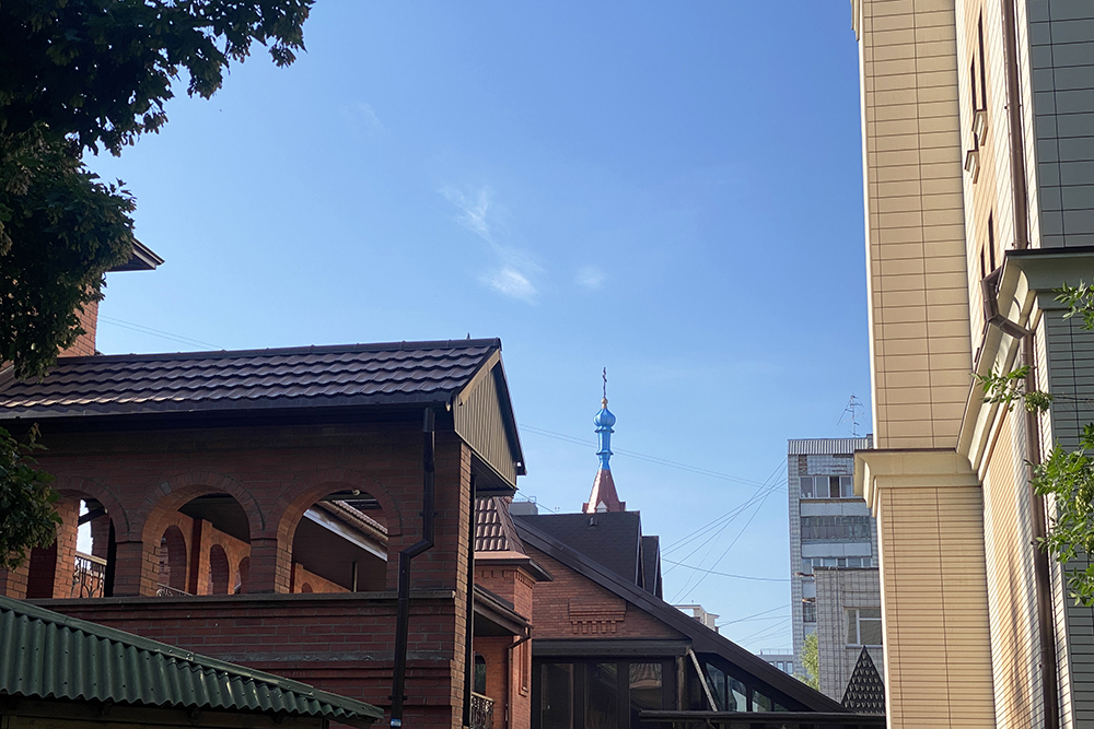 Вид на Покровскую церковь с Чаплыгина